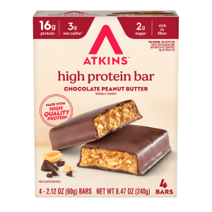 Chocolate Peanut Butter High Protein Bars